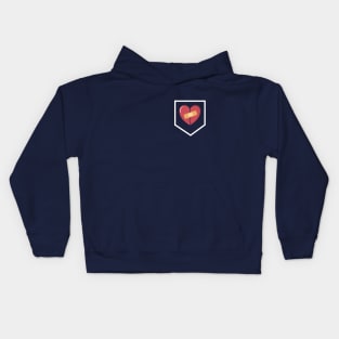 Whimsical and cute broken heart Kids Hoodie